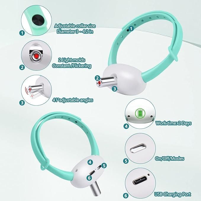Petsberg® Laser Collar Self Teasing Toy