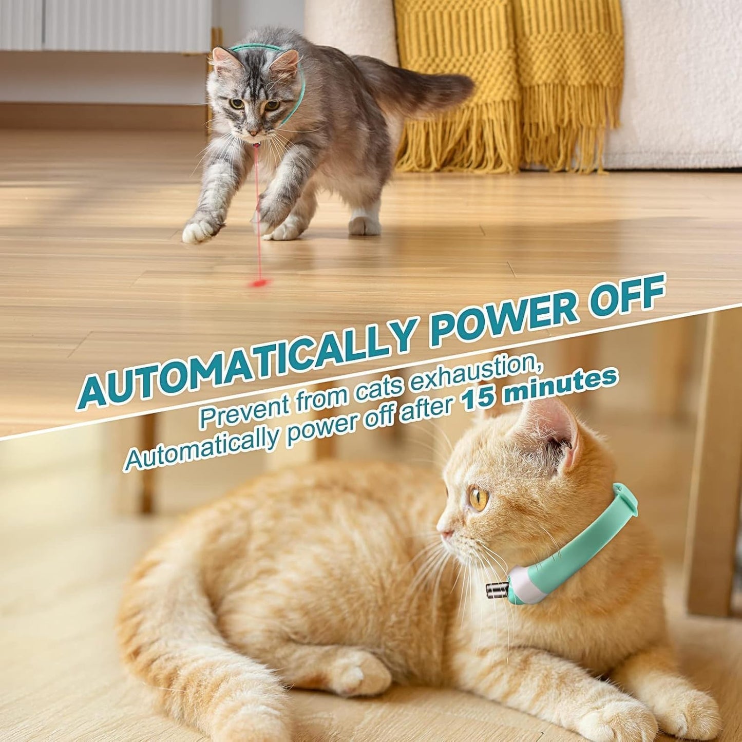 Petsberg® Laser Collar Self Teasing Toy