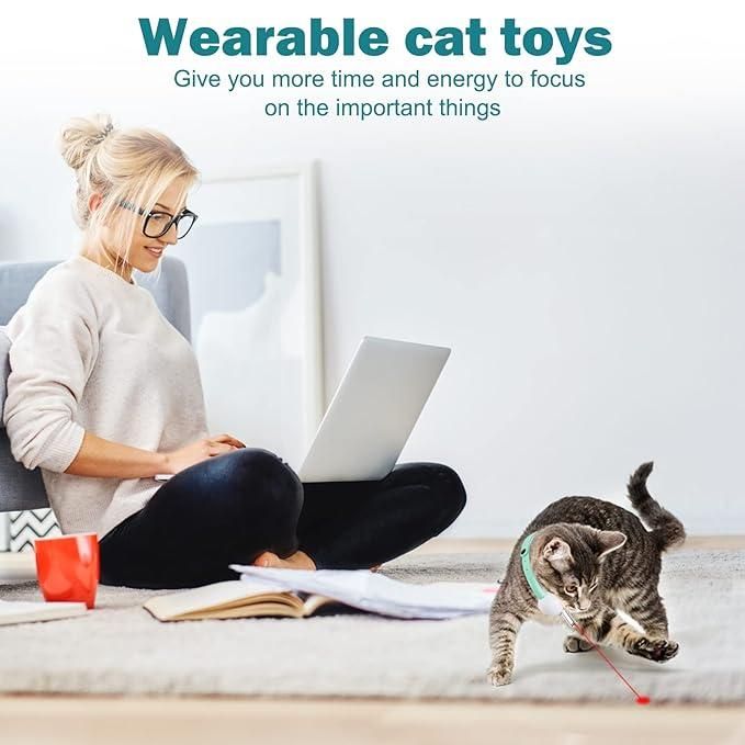 Petsberg® Laser Collar Self Teasing Toy